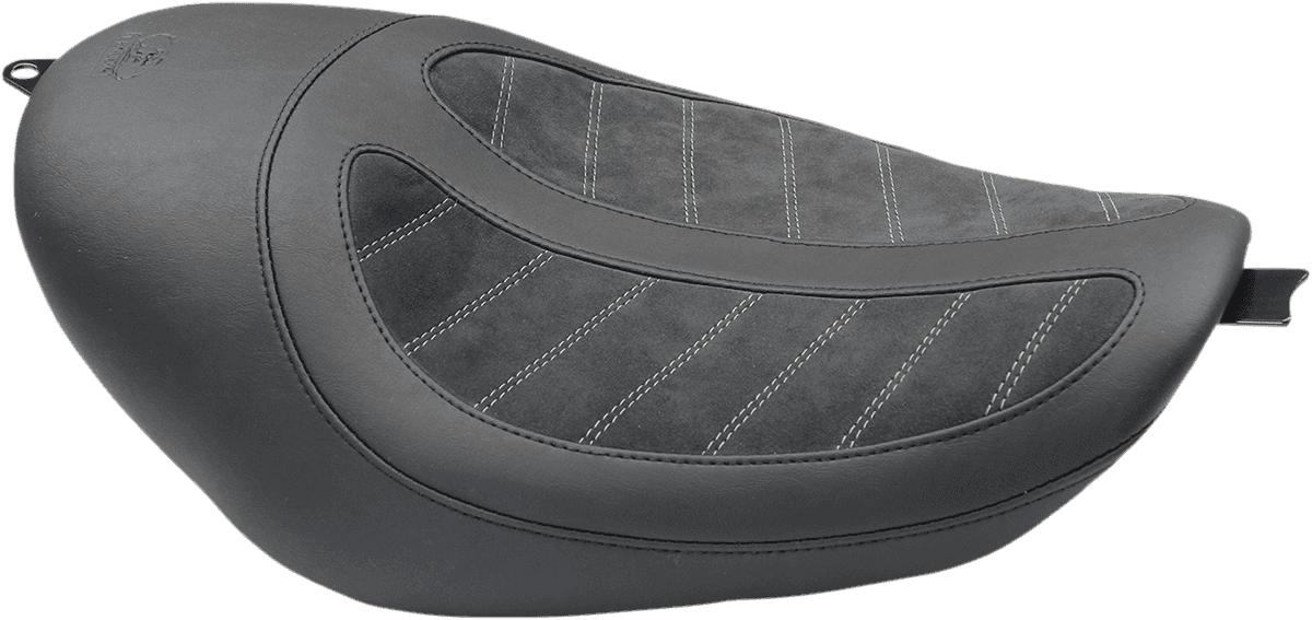MUSTANG 0804-0622 Kodlin Solo Seat - Black - Sportster '04-'21