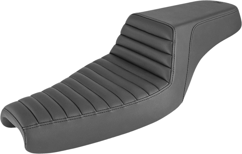 SADDLEMEN 0804-0651 Step-Up Seat - Front Tuck-n-Roll - Black - XL