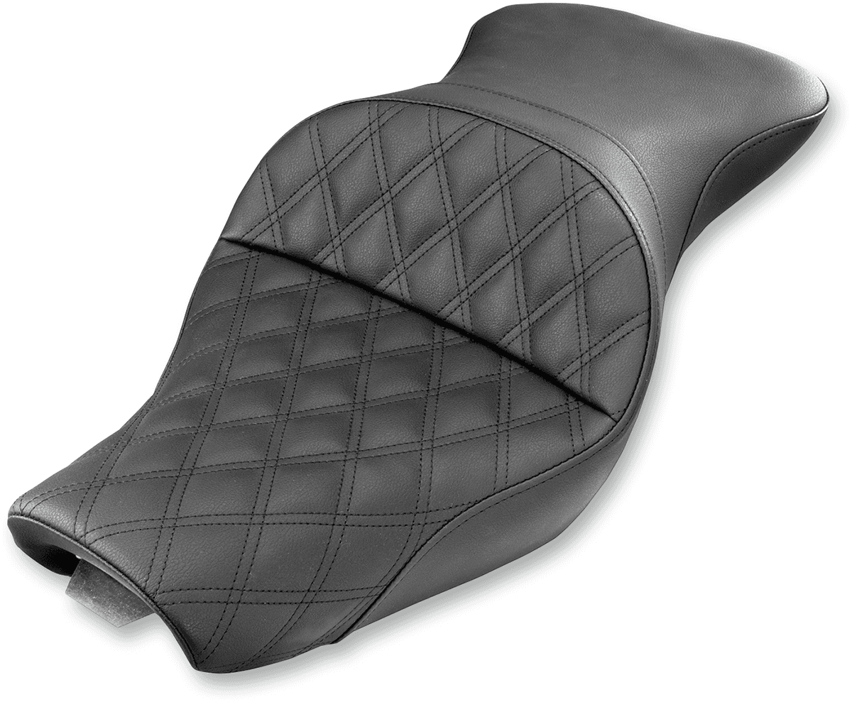 SADDLEMEN 0804-0664 Explorer Seat - Lattice Stitched - 4.5 Gallon Tanks - XL '04-'20