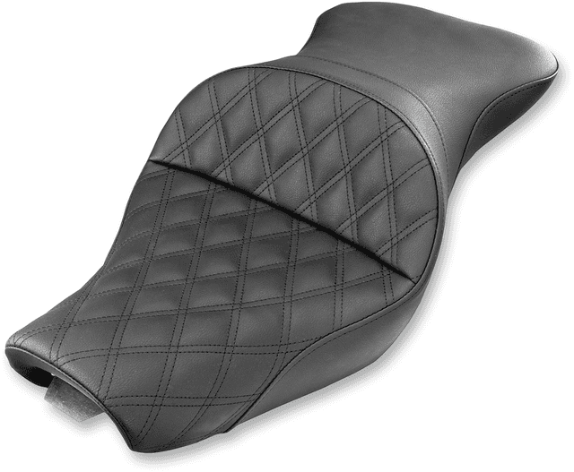 SADDLEMEN 0804-0664 Explorer Seat - Lattice Stitched - 4.5 Gallon Tanks - XL '04-'20