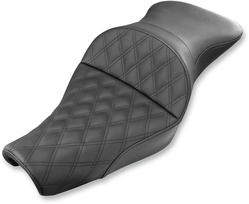 SADDLEMEN 0804-0665 Explorer Seat - Lattice Stitched - 3.3 Gallon Tanks - XL '04-'20
