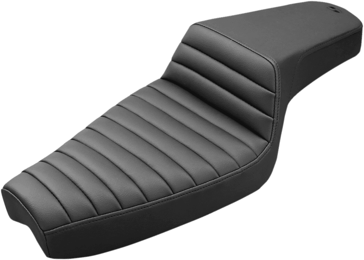 SADDLEMEN 0804-0715 Step-Up Seat - Front Tuck-n-Roll - Black - XL