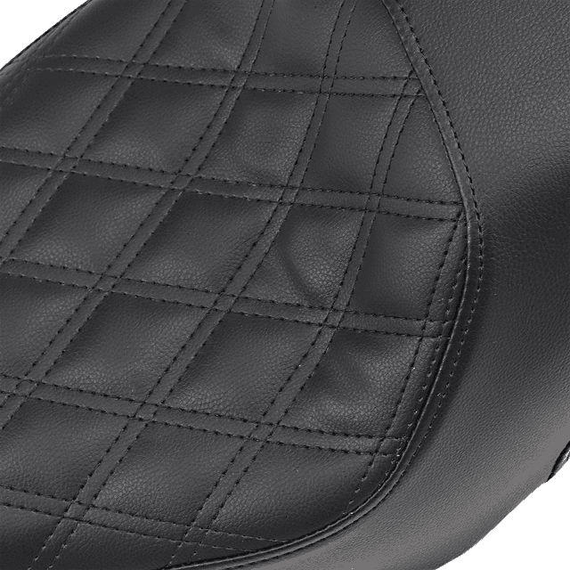 SADDLEMEN 0804-0749 Profiler Seat - Front Lattice/Rear Smooth - Black - XL '04-'20 — image 2 of 2