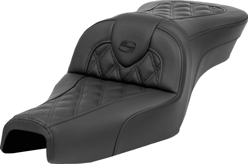 SADDLEMEN 0804-0790 Roadsofa™ Seat - without Backrest - Lattice Stitch - XL '04-'22