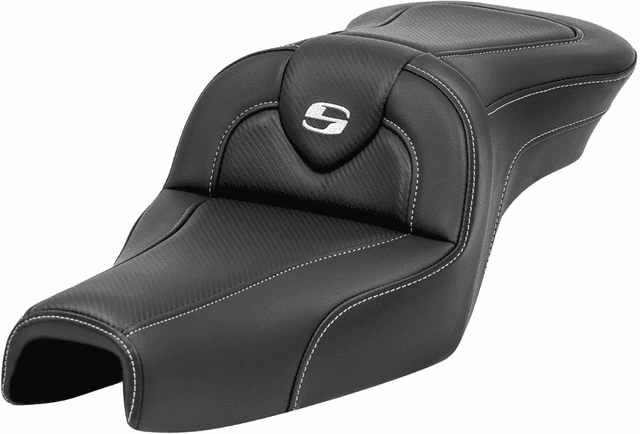 SADDLEMEN 0804-0792 Roadsofa™ Seat - without Backrest - Carbon Fiber - XL '04-'22
