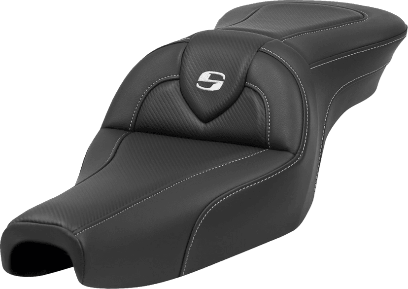 SADDLEMEN 0804-0798 Roadsofa™ Seat - without Backrest - Carbon Fiber - XL '04-'22