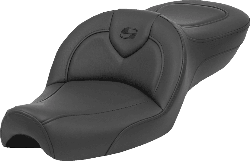 SADDLEMEN 0804-0821 Roadsofa™ Seat - without Backrest - Black - XL '79-'03