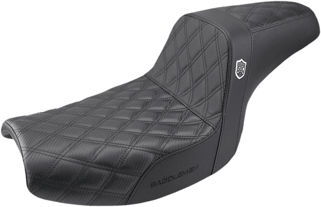 SADDLEMEN 0805-0138 Pro Series SDC Performance Seat - w/o Backrest - Lattice Stitch/Lumbar Gripper - FXR '82-'00