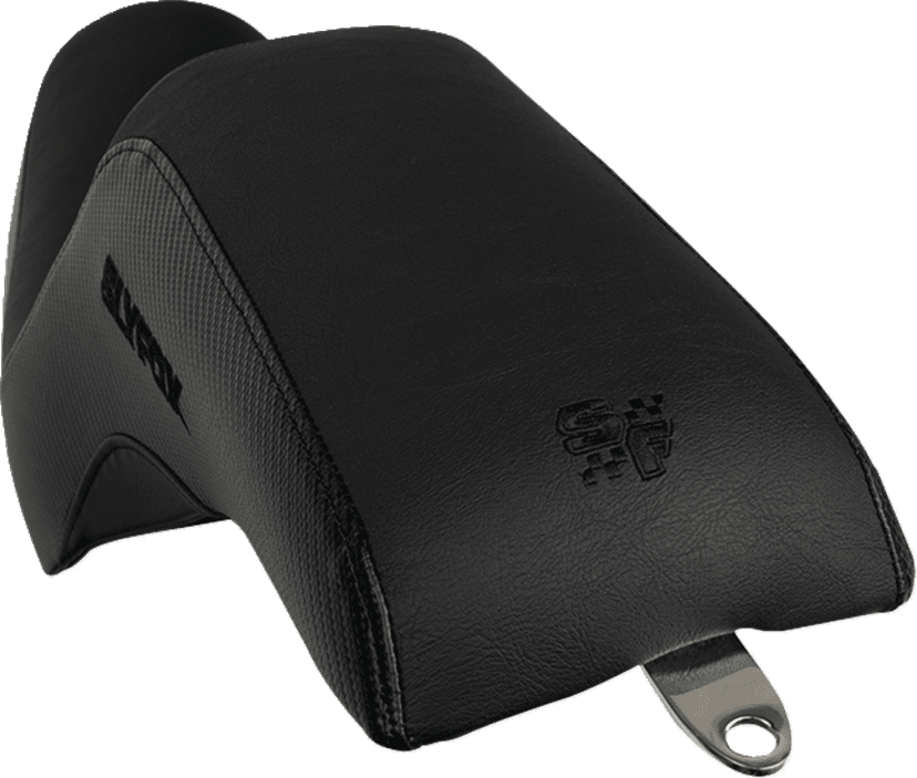 SLYFOX 0805-0150 Drifter Seat - Black Logo - Black Vinyl - Smooth - FXR '82-'00 — image 2 of 6