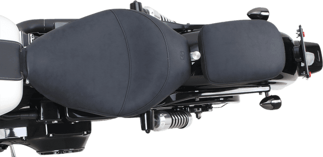 SADDLEMEN 0807-0181 Detachable Pillion Pad - Saddlehyde S3 - Brushed - 7" — image 4 of 4