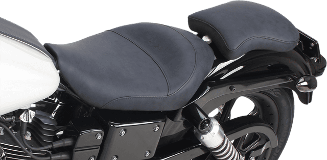 SADDLEMEN 0807-0182 Detachable Pillion Pad - Saddlehyde S3 - Contoured - Brushed - 9" — image 4 of 4