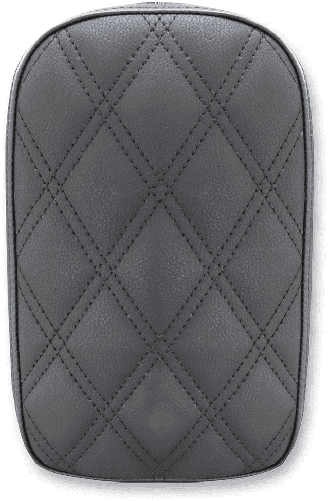 SADDLEMEN 0807-0194 Detachable Pillion Pad - Lattice Stitched - Black - 6"