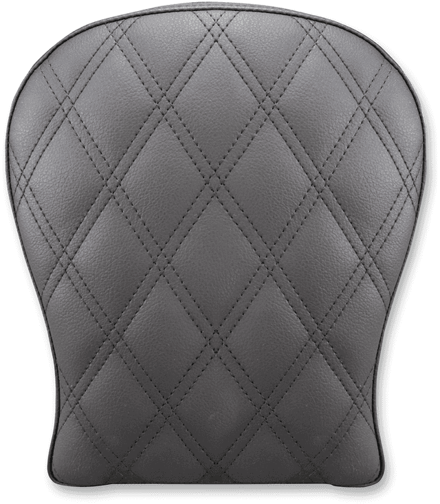 SADDLEMEN 0807-0196 Detachable Pillion Pad - Lattice Stitched - Black - 9"