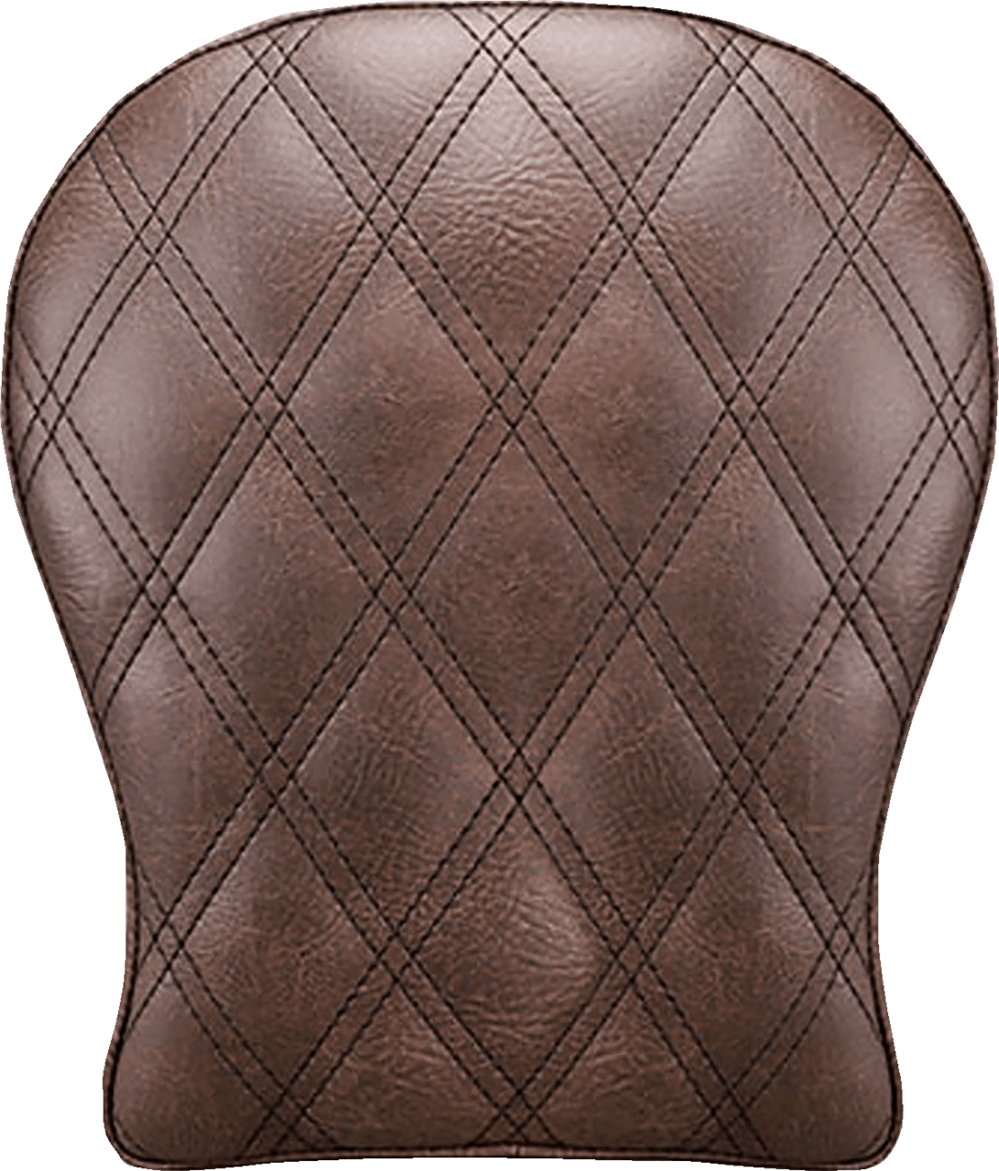 SADDLEMEN 0807-0199 Detachable Pillion Pad - Lattice Stitched - Brown - 9"