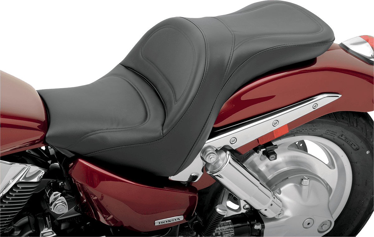 SADDLEMEN 0810-0242 Seat - Explorer™ - without Backrest - Stitched - Black - VT1300C