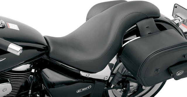 SADDLEMEN 0810-0264 Profiler™ Seat - Smooth - Black - Boulevard