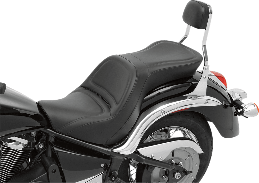 SADDLEMEN 0810-0328 Seat - Explorer™ - without Backrest - Stitched - Black - VN900 — image 3 of 3