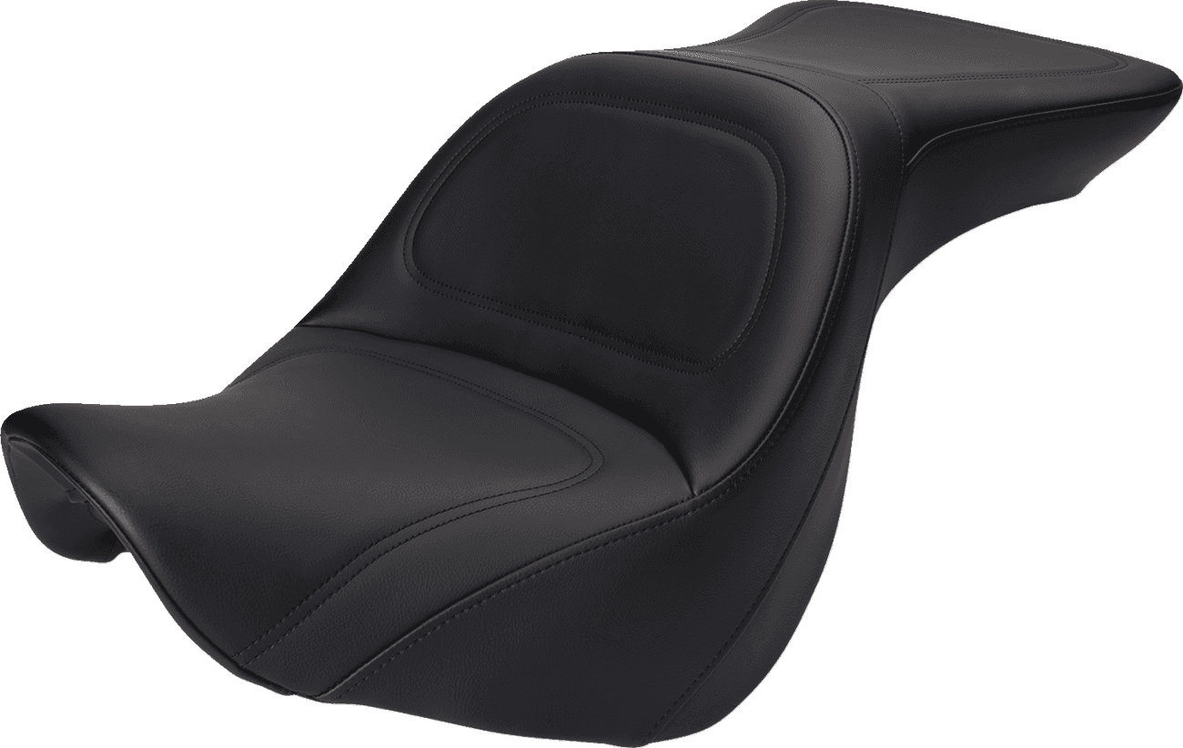SADDLEMEN 0810-0328 Seat - Explorer™ - without Backrest - Stitched - Black - VN900