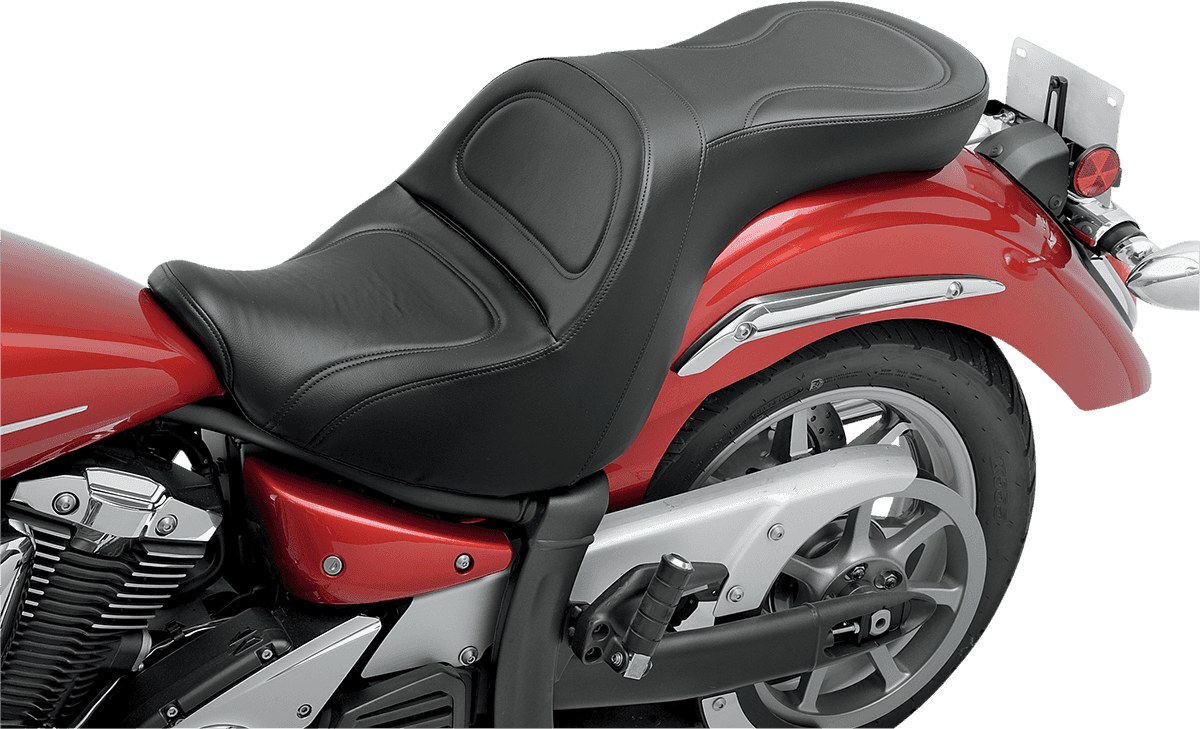 SADDLEMEN 0810-0527 Seat - Explorer™ - without Backrest - Stitched - Black - XVS1300