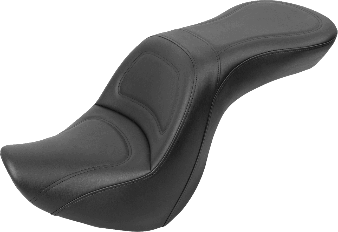 SADDLEMEN 0810-0531 Seat - Explorer™ - without Backrest - Stitched - Black - VN900
