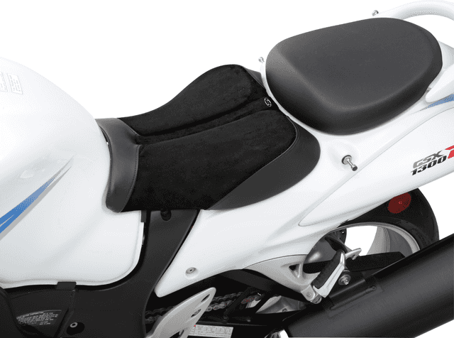 SADDLEMEN 0810-0823 Gel Channel™ Sport Seat - Black - Hayabusa — image 4 of 4