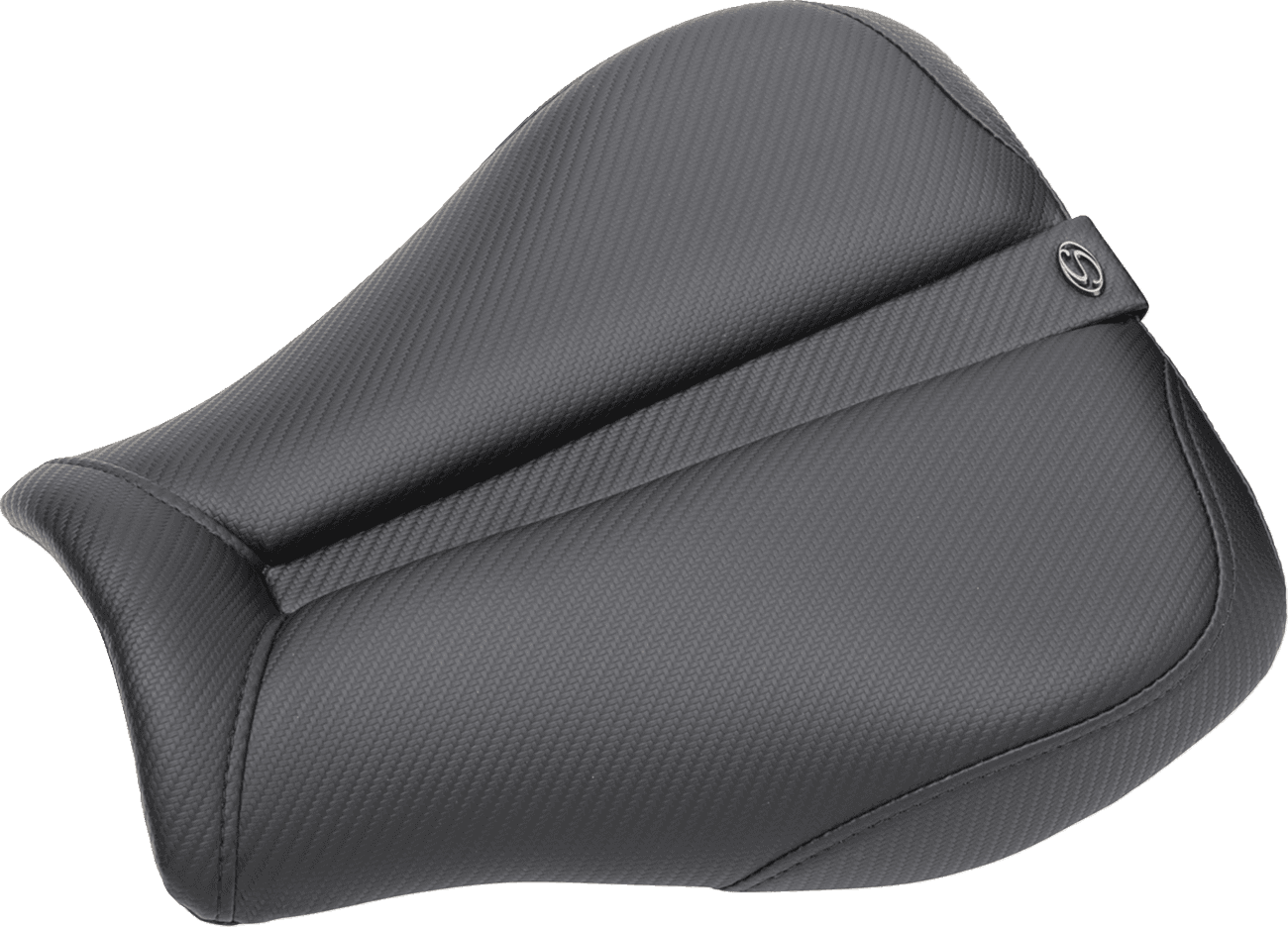 SADDLEMEN 0810-1005 Gel Channel™ Track Carbon Fiber Sport Seat - Black - CBR100RR