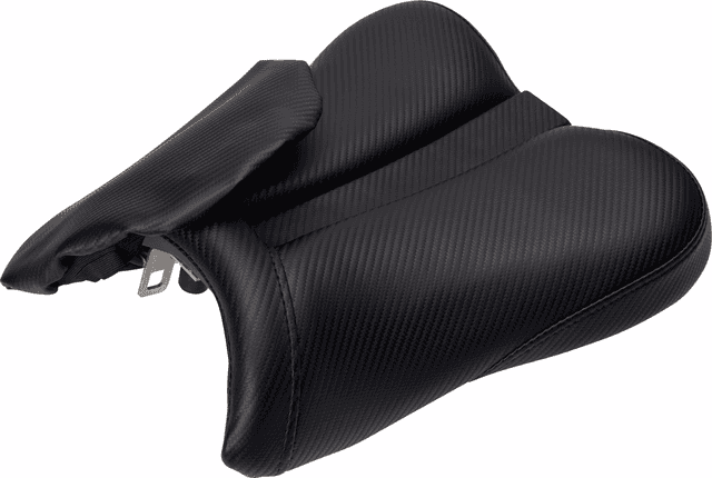 SADDLEMEN 0810-1014 Gel Channel™ Track Carbon Fiber Sport Seat - Black - GSXR 600/750 — image 2 of 2