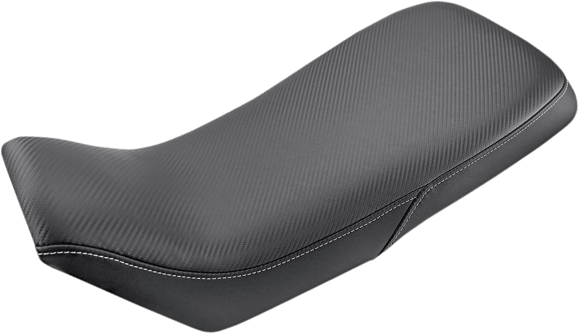 SADDLEMEN 0810-1418 Adventure Tour Seat - One-Piece - Low - Stitched - Black - KLR 650