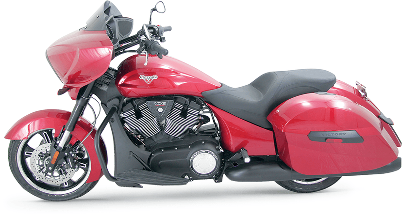 MUSTANG 0810-1419 Wide Vintage Touring Seat - without Backrest Receivers — image 2 of 2
