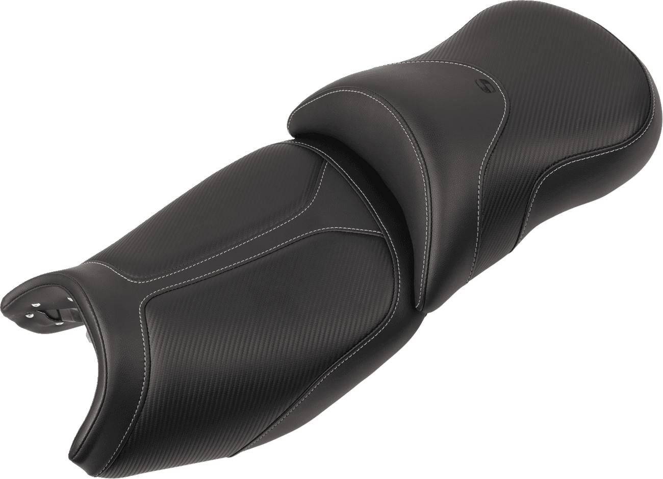 SADDLEMEN 0810-1450 Adventure Tour Seat - One-Piece - Standard - Stitched - Black - BMW