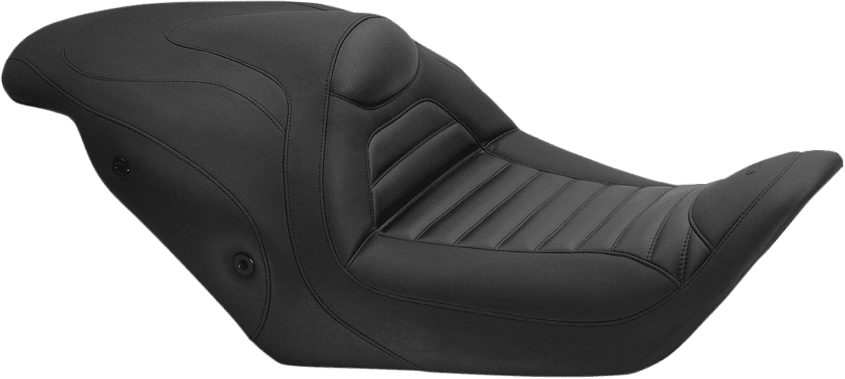 MUSTANG 0810-1580 Seat - Tripper Fastback™ - Front Tuck-n-Roll - Black - F6B