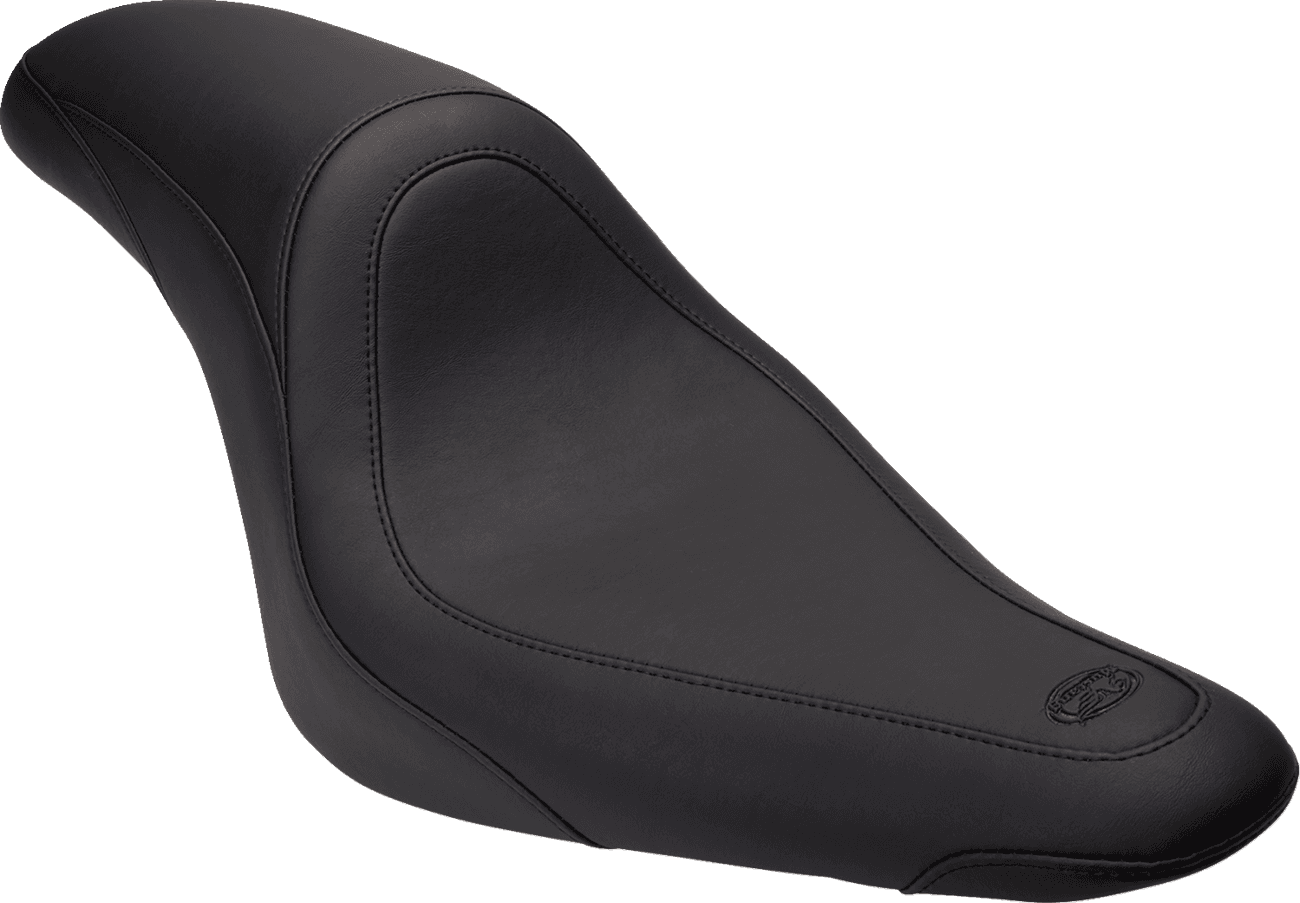 MUSTANG 0810-1595 Seat - Tripper Fastback™ - Smooth - Black - Bolt
