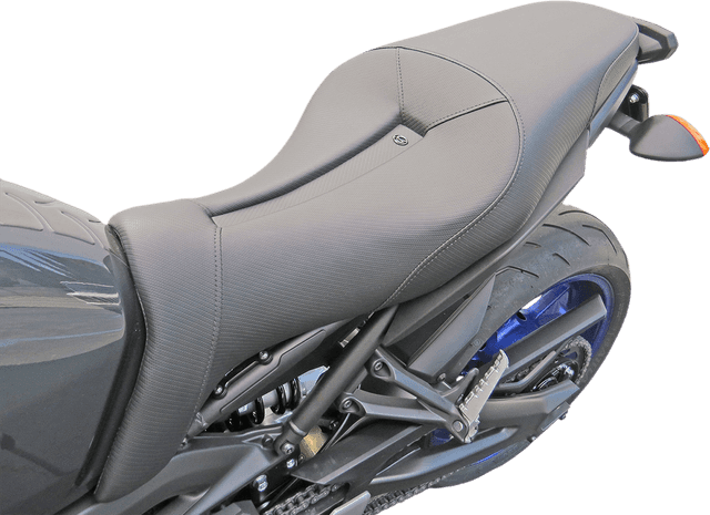 SADDLEMEN 0810-1621 Gel Channel™ Track Carbon Fiber Sport Seat - Black - FZ09/MT09