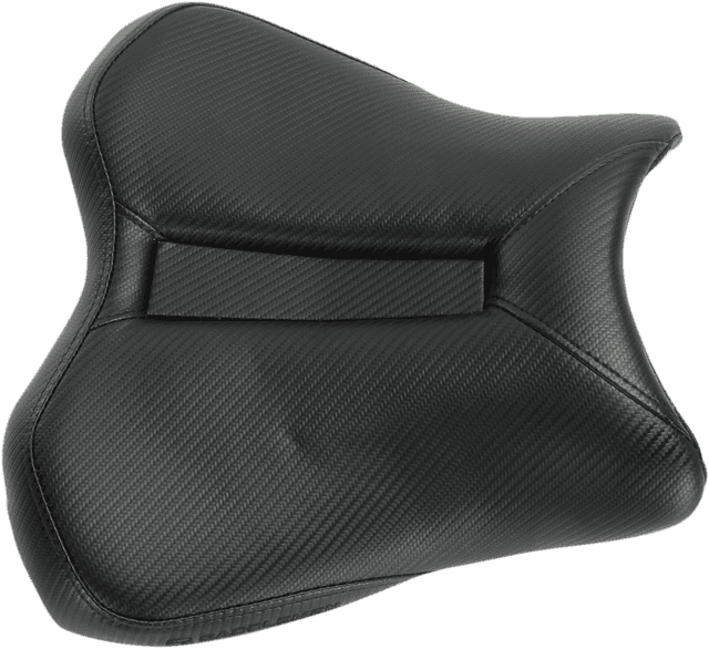 SADDLEMEN 0810-1915 Gel Channel™ Track Carbon Fiber Sport Seat - Black - R1 — image 3 of 3