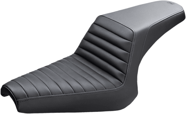 SADDLEMEN 0810-2051 Step-Up Seat - Front Tuck-n-Roll - Black