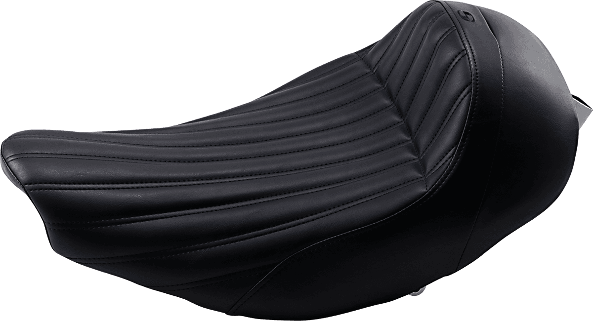 SADDLEMEN 0810-2153 Knuckle Renegade™ Solo Seat - Black - Indian