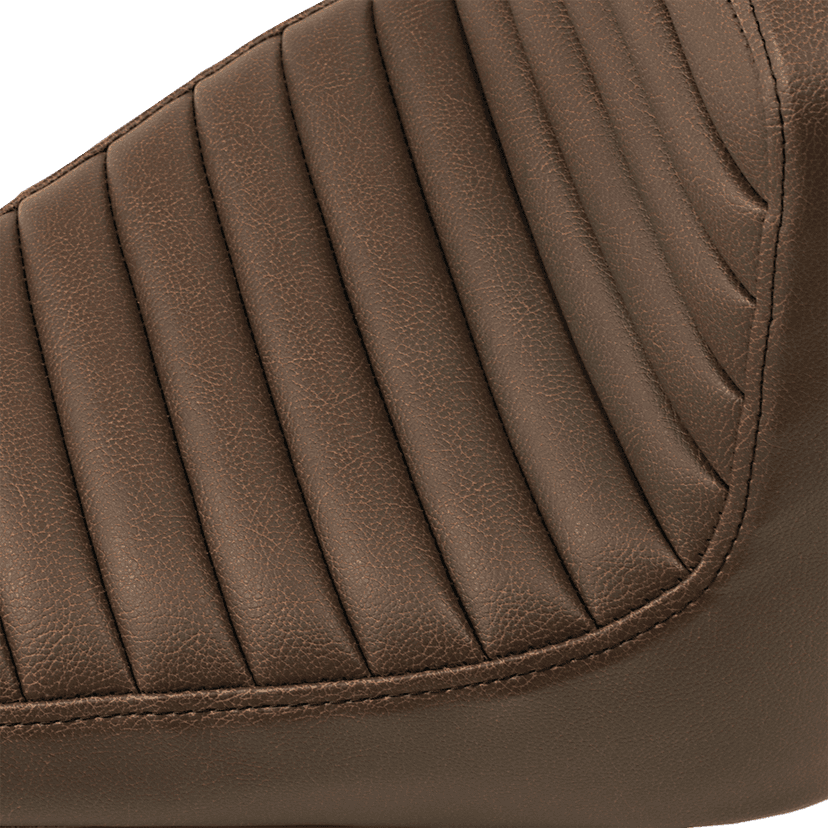 SADDLEMEN 0810-2168 Step-Up Seat - Front Tuck-n-Roll/Rear Lattice Stitch - Brown - Scout '18-'24 — image 2 of 2