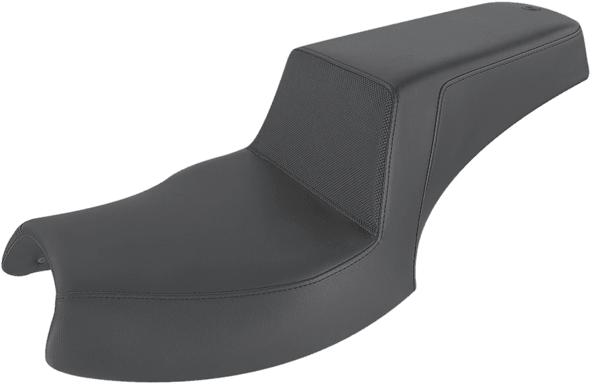 SADDLEMEN 0810-2178 Step-Up Seat - Gripper - Black - without Backrest - Challenger '20-'24