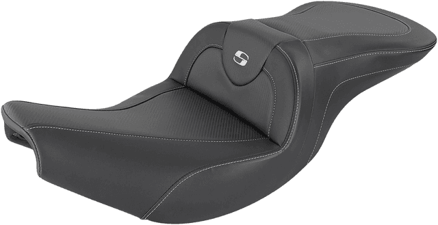 SADDLEMEN 0810-2241 Roadsofa™ Carbon Fiber Seat - Without Backrest - Black - Indian '14-'24