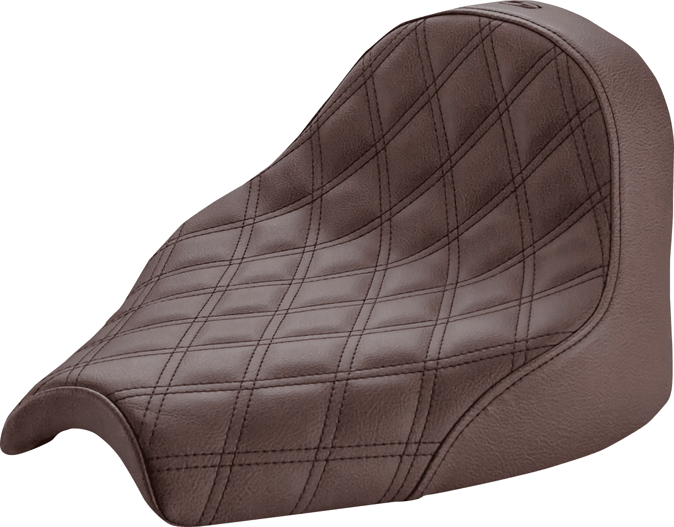 SADDLEMEN 0810-2306 Renegade™ Solo Seat - Lattice Stitched - Brown - Chief '22-'24