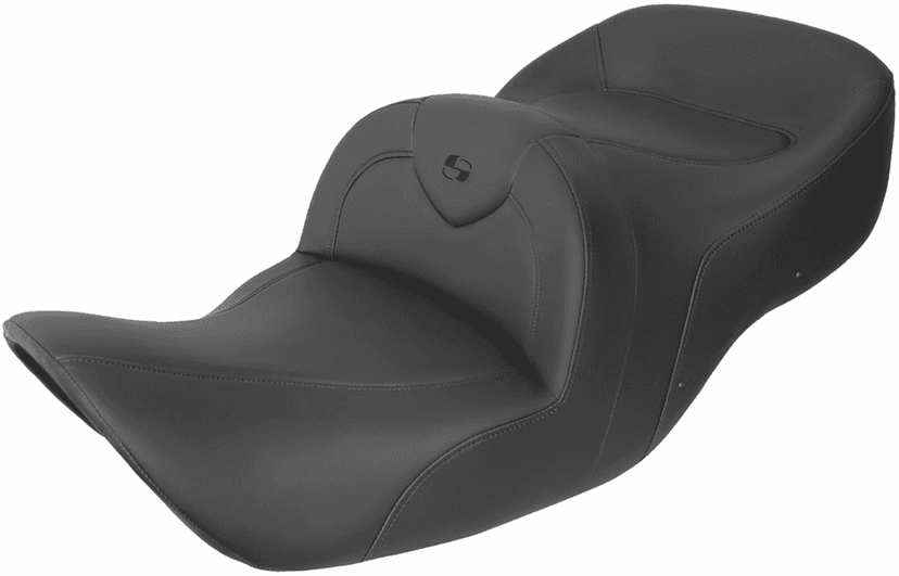 SADDLEMEN 0810-2338 RoadSofa™ Seat - without Backrest - Black/Black Stitching - GL1800 '01-'10