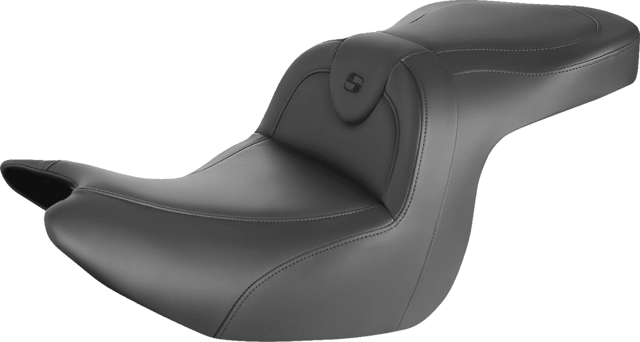 SADDLEMEN 0810-2342 RoadSofa™ Seat - without Backrest - Black/Black Stitching - GL1800 '18-'24