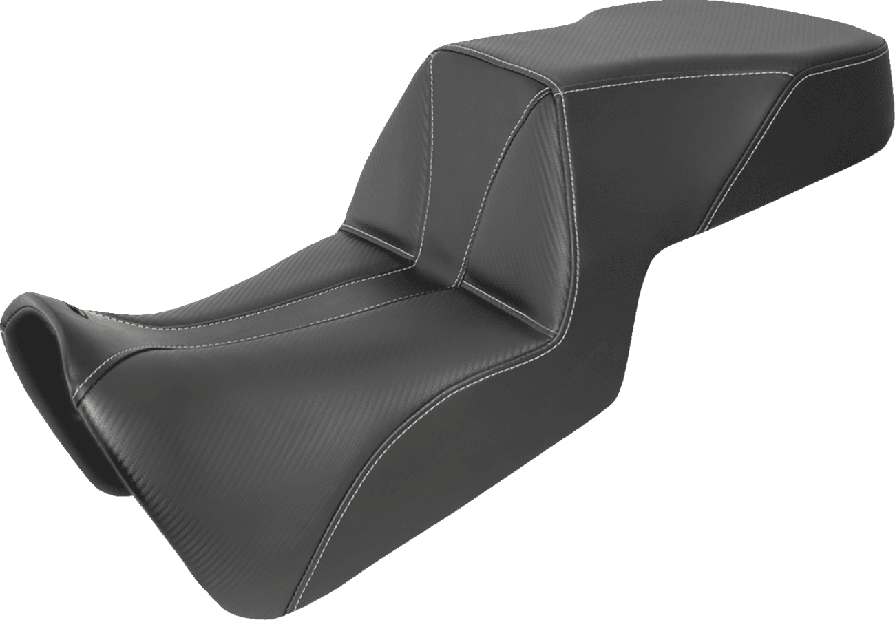 SADDLEMEN 0810-2355 Pan America Adventure Tour Seat - Carbon Fiber/Whisper Black - Low