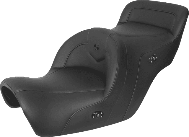 SADDLEMEN 0810-2369 Heated Roadsofa™ Seat - Without Backrest - Black