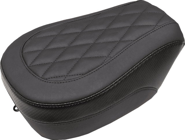 MUSTANG 0810-2384 Solo Touring Seat - Passenger - Black - Diamond Stich - Chief '22-'23 — image 2 of 3