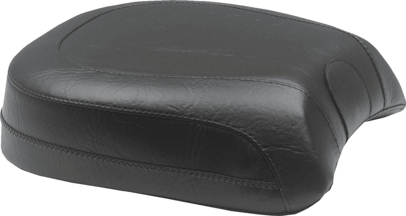 MUSTANG 0810-2394 Recessed Wide Touring Seat - Passenger - Black w/o Studs - C90T '15-'19