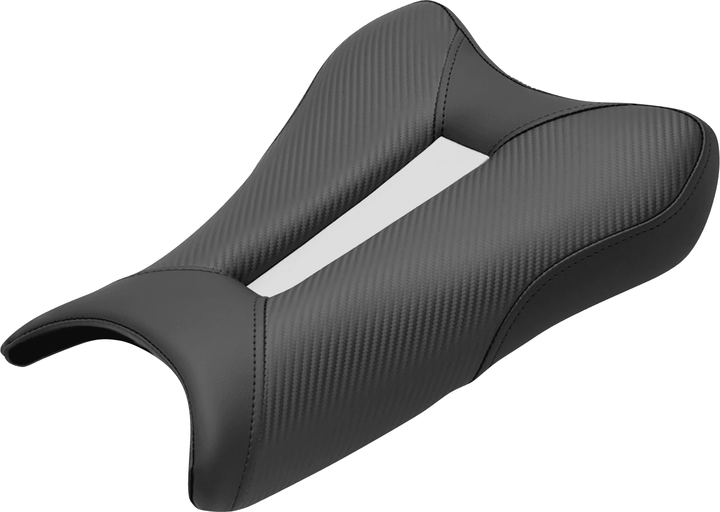 SADDLEMEN 0810-2401 Track Seat - Solo - Carbon Fiber - Black - ZX6R '19-'22