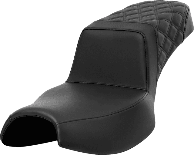 SADDLEMEN 0810-2413 Step-Up Seat - Rear Lattice Stitch - Extended Reach - Challenger '20-'24 — image 1 of 2