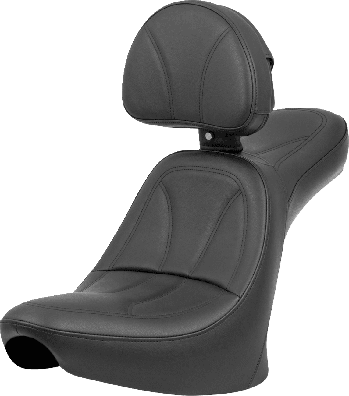SADDLEMEN 816HFJ King Seat - With Backrest - FL/FX '00-'06