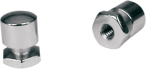 MUSTANG 0820-0020 Seat Mount Nuts - Solo Seat - FLT
